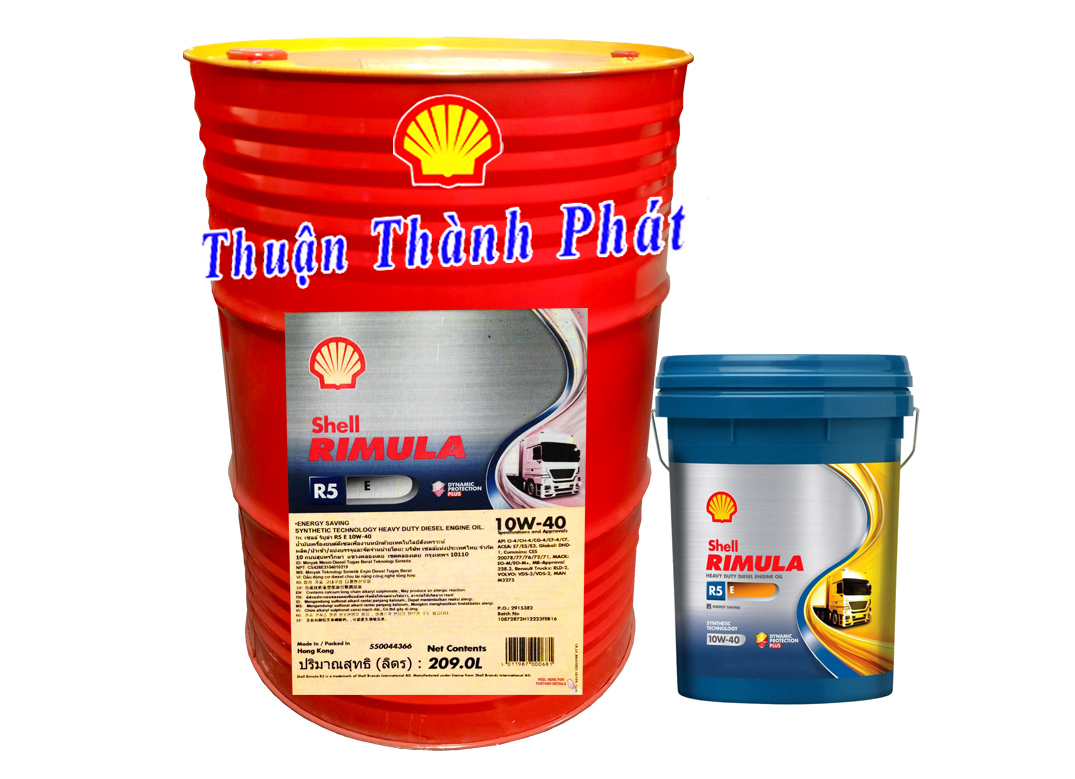 Rimula R5 E 10W40 Phuy, Xô